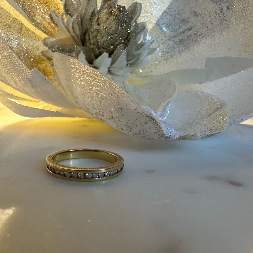 Diamond band (14kt)